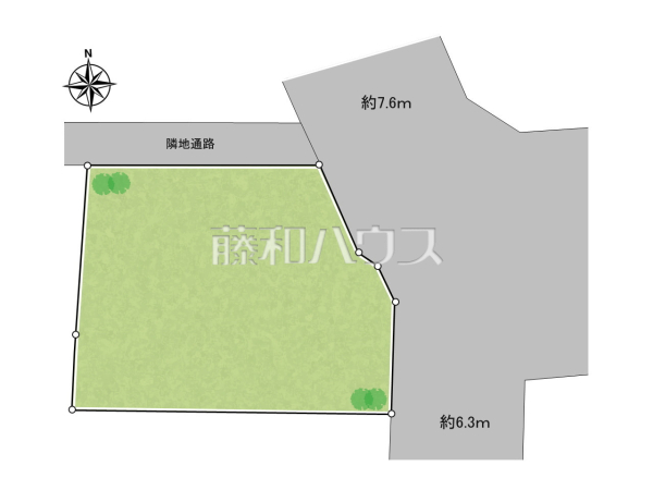 全体区画図　【杉並区高井戸西１丁目】