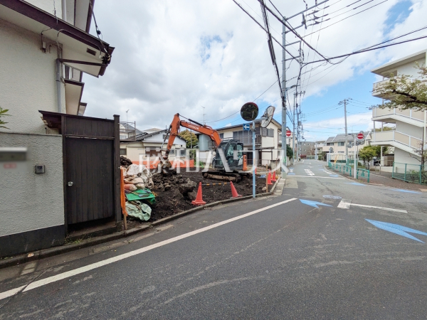 接道状況および現場風景　【杉並区高井戸西１丁目】