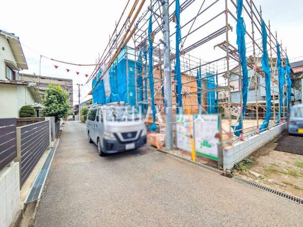 接道状況および現場風景　【八王子市台町１丁目】