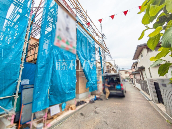 接道状況および現場風景　【八王子市台町１丁目】