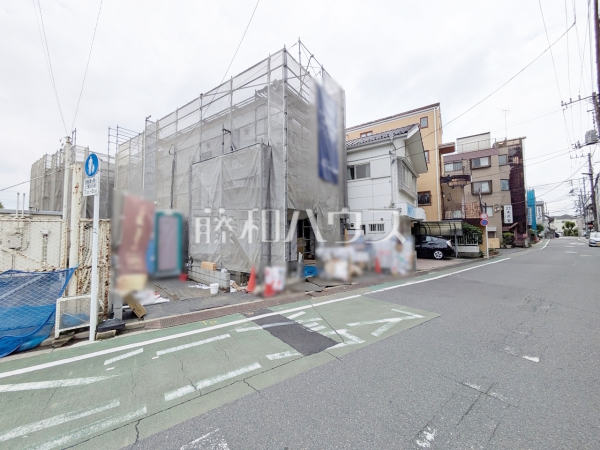 接道状況および現場風景　【練馬区下石神井１丁目】