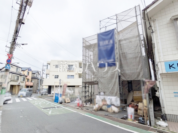 接道状況および現場風景　【練馬区下石神井１丁目】
