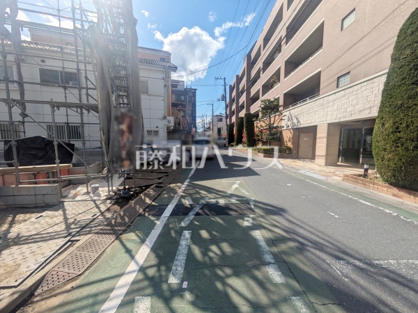 接道状況および現場風景　【練馬区下石神井１丁目】