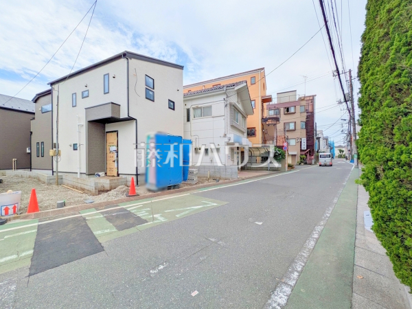 接道状況および現場風景　【練馬区下石神井１丁目】