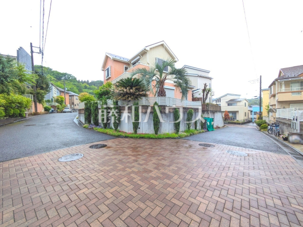 接道状況および現場風景　【八王子市下柚木】