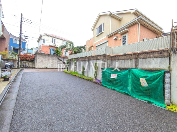 接道状況および現場風景　【八王子市下柚木】