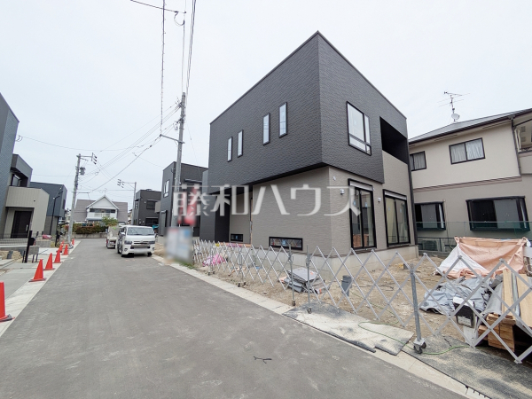 3号棟　接道状況および現場風景　【福岡市早良区田村２丁目】