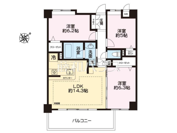 間取図　【サニーコート調布】
