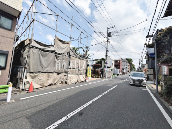 接道状況および現場風景　【杉並区上井草２丁目】