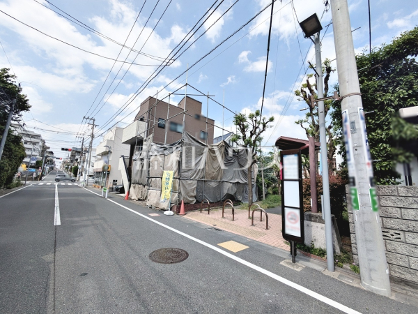 接道状況および現場風景　【杉並区上井草２丁目】