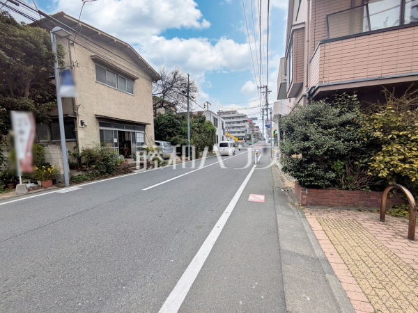 接道状況および現場風景　【杉並区上井草２丁目】