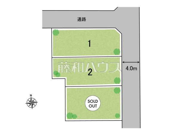 全体区画図　【小金井市前原町３丁目】