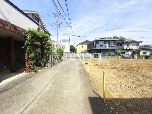 接道状況および現場風景　【小金井市前原町３丁目】