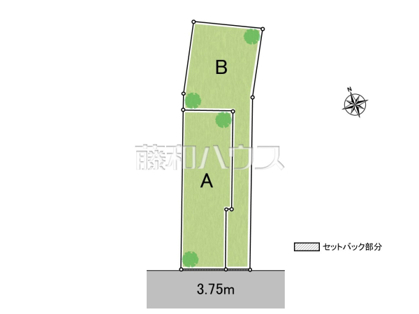 全体区画図　【中野区南台４丁目】