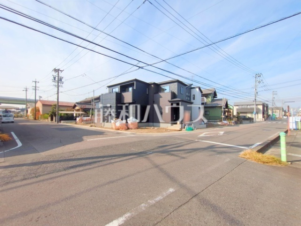 接道状況および現場風景　【北名古屋市中之郷八反】