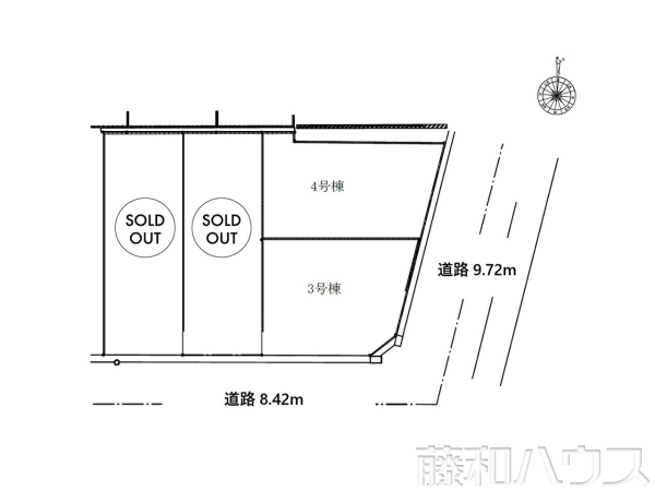 全体区画図　【北名古屋市中之郷】