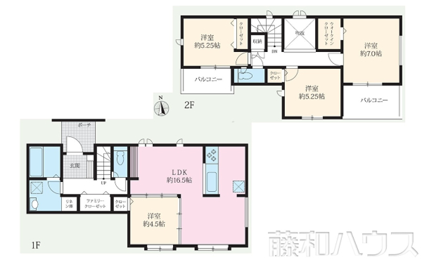 間取図　【春日井市東神明町２丁目】
※仮プランにつき変更の可能性があります。
