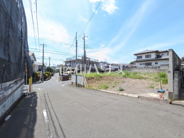 接道状況および現場風景　【日野市多摩平５丁目】