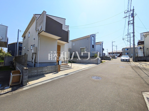 接道状況および現場風景　【八王子市石川町】 平日のご案内も可能です。まずはお気軽にお問合せ下さいませ。 