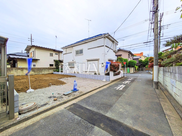 接道状況および現場風景　【立川市栄町１丁目】平日のご案内も可能です。まずはお気軽にお問合せ下さいませ。