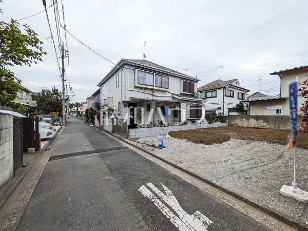 接道状況および現場風景　【立川市栄町１丁目】
お住まい探しは、家の良し悪しだけでなく周辺環境も重要なポイントです。ぜひ一度お客様の目でご覧ください。　