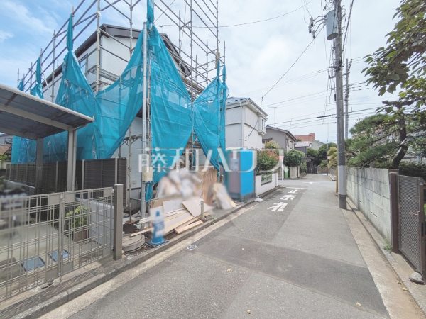 接道状況および現場風景　【立川市栄町１丁目】
