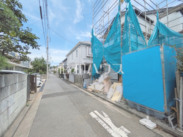 接道状況および現場風景　【立川市栄町１丁目】