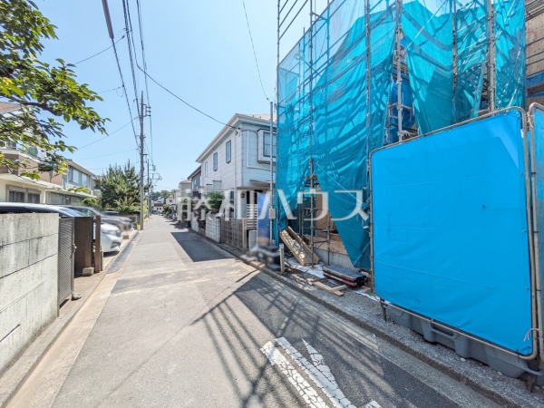 接道状況および現場風景　【立川市栄町１丁目】