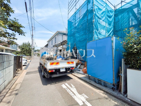 接道状況および現場風景　【立川市栄町１丁目】
