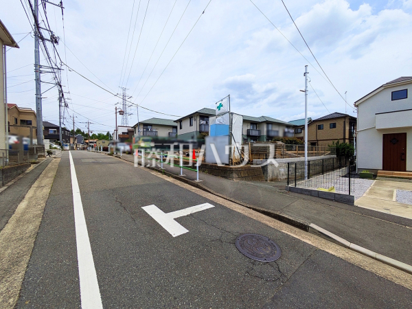 接道状況および現場風景　【昭島市福島町１丁目】 誠心誠意、建築中！是非ご見学のお問合せをお待ちしております！ 