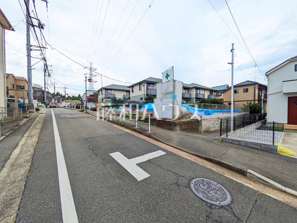 接道状況および現場風景　【昭島市福島町１丁目】