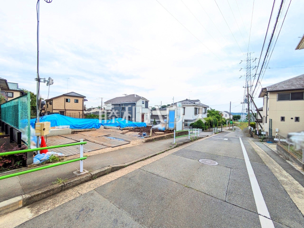 接道状況および現場風景　【昭島市福島町１丁目】