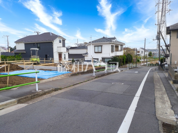 接道状況および現場風景　【昭島市福島町１丁目】