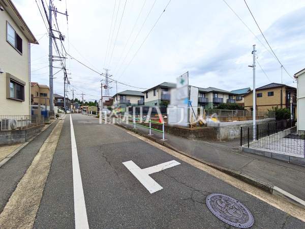 接道状況および現場風景　【昭島市福島町１丁目】