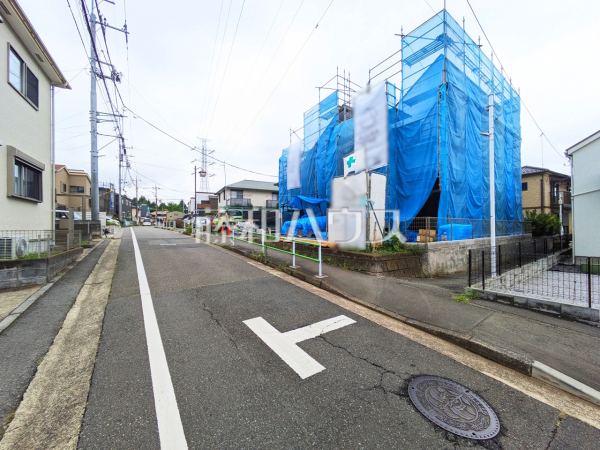 接道状況および現場風景　【昭島市福島町１丁目】 平日のご案内も可能です。まずはお気軽にお問合せ下さいませ。 