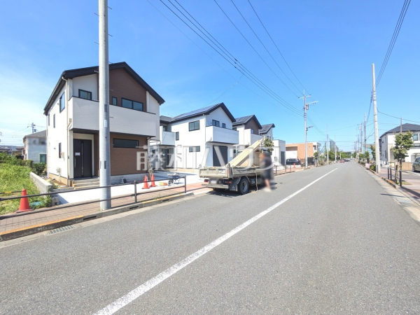接道状況および現場風景　【東大和市立野１丁目】