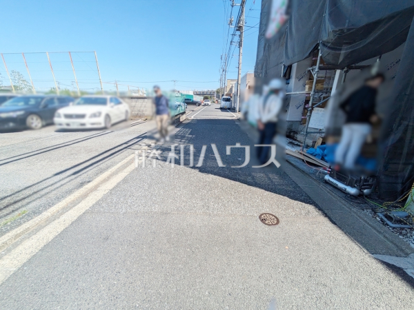 接道状況および現場風景　【練馬区関町南１丁目】