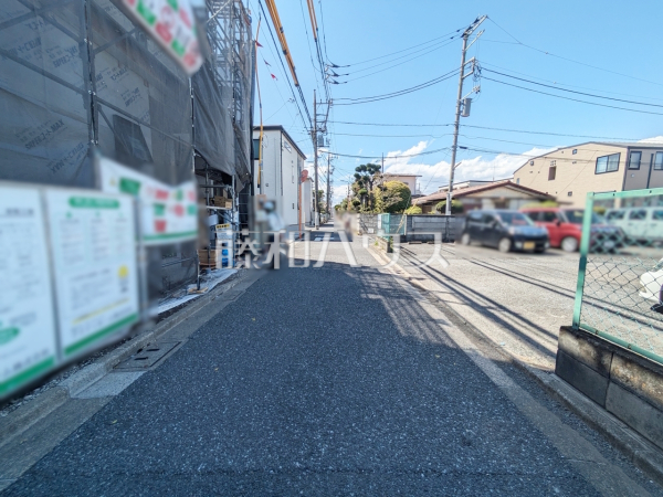 接道状況および現場風景　【練馬区関町南１丁目】