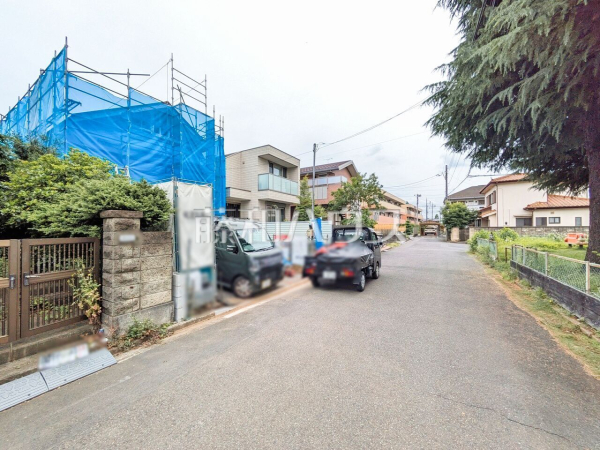 接道状況および現場風景　【国立市青柳１丁目】