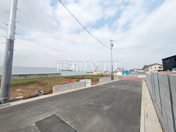 接道状況および現場風景　【和光市白子３丁目】