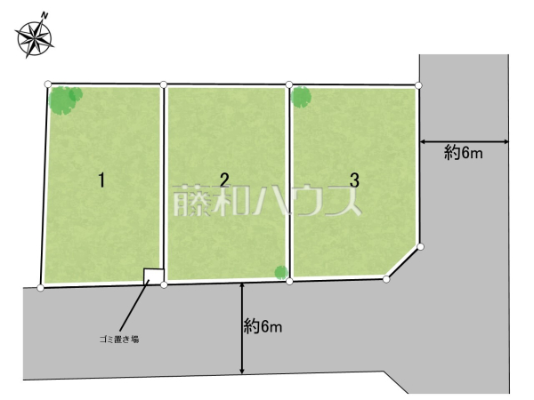 全体区画図　【和光市白子３丁目】