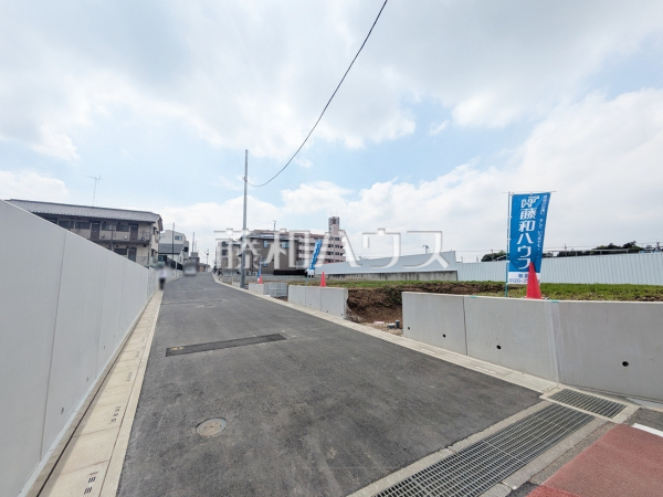 接道状況および現場風景　【和光市白子３丁目】