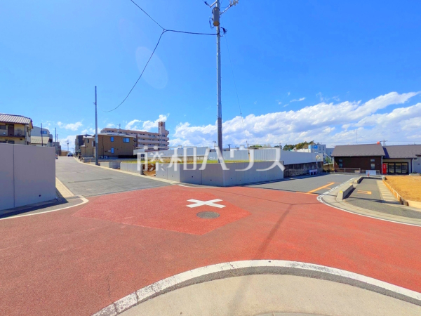接道状況および現場風景　【和光市白子３丁目】