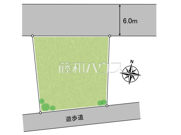 区画図　【所沢市小手指元町３丁目】