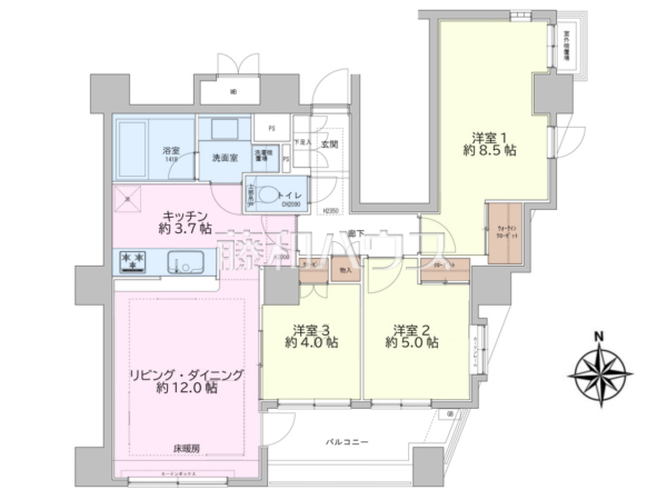 間取図　【スターロワイヤル武蔵関】
