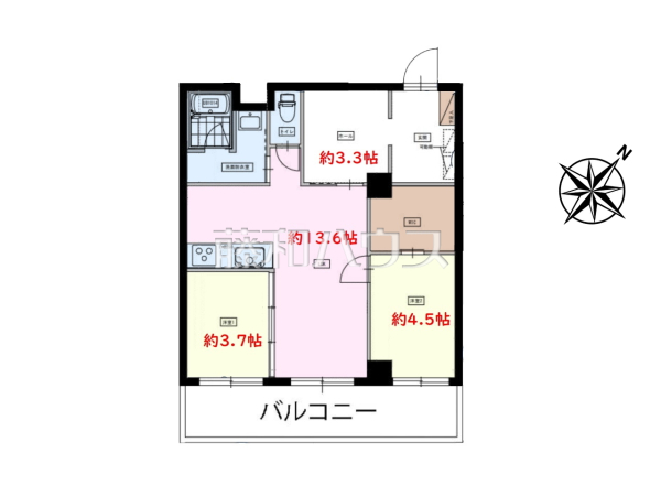 間取図　【エスカイア久米川】
