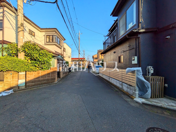 接道状況および現場風景　【富士見市羽沢３丁目】
