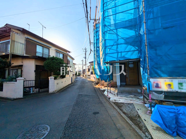 接道状況および現場風景　【富士見市羽沢３丁目】