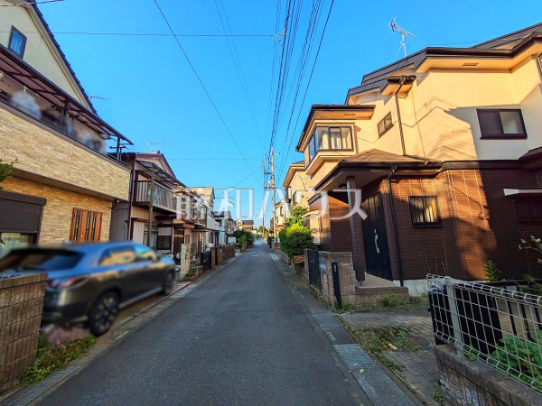 接道状況および現場風景　【富士見市羽沢３丁目】
