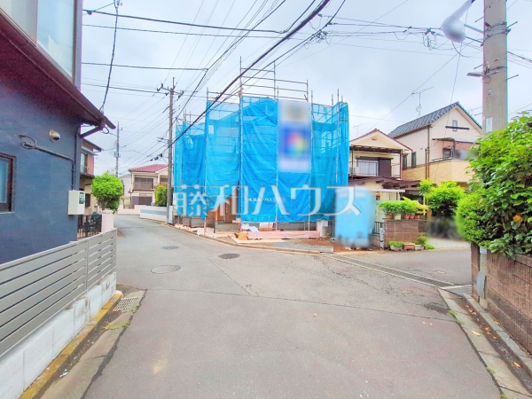 接道状況および現場風景　【富士見市羽沢３丁目】